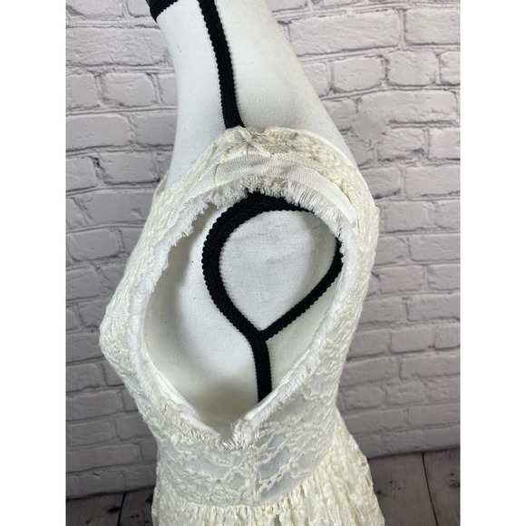 Altar’d State Boho Lace Cream White Dress size Large - Picture 7 of 10